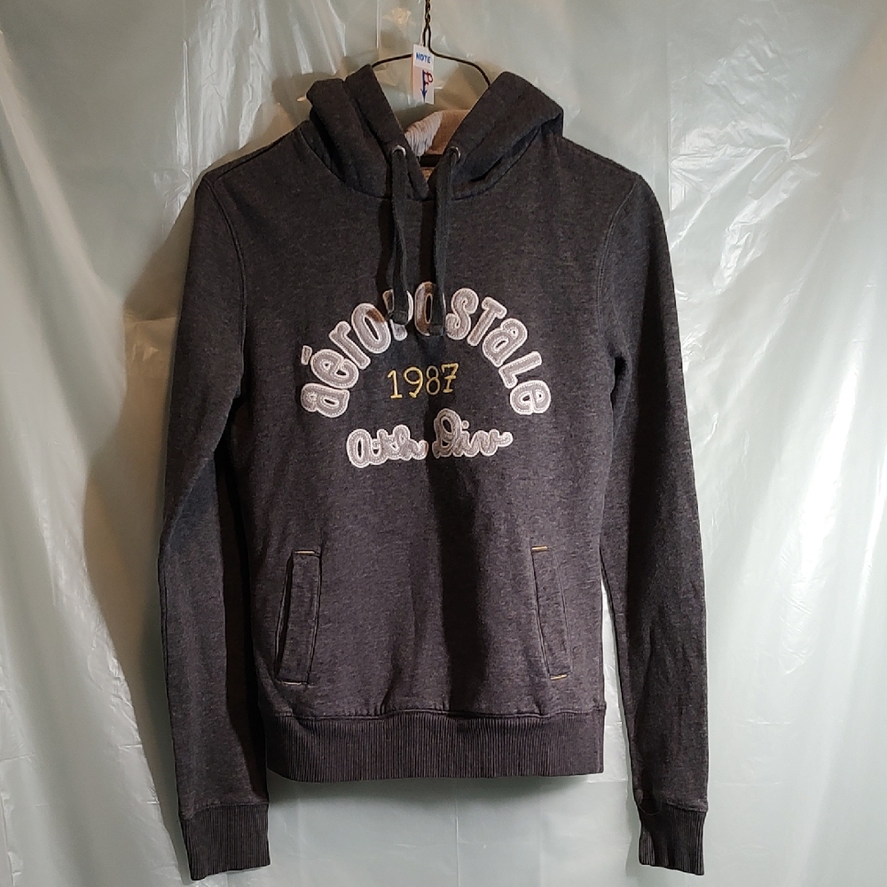 Aeropostale Kids Charcoal Hoodie Size S